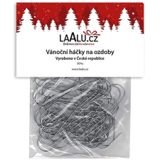 LAALU klasszikus díszhorgok, 50 db karácsonyi dekoráció