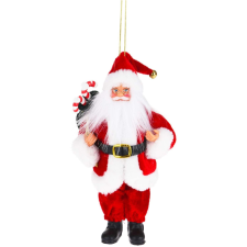  LAALU Mikulás cukorpálcákkal, 20 cm (LAU-2055) karácsonyi dekoráció