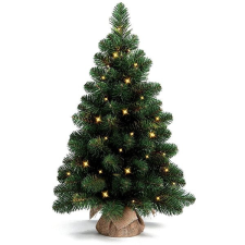 LAALU Narnia karácsonyfa 45 cm-es cserépben LED világítással műfenyő