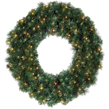 LAALU Narnie, koszorú LED világítással, 45 cm karácsonyi dekoráció