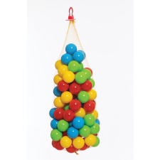  Labda medencébe való landa 100 db hálóban játéklabda