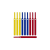 Label the Cable LTC Klettbinder Basic10er Set zum Bündeln & Ordnen Mix (LTC 1130)