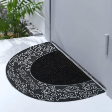  Lábtörlő Welcome Félkör Szürke 29 inda gumis 45x75cm lakástextília