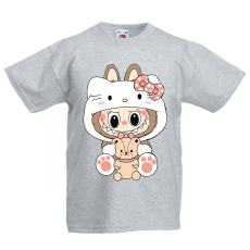  Labubu - Cuki helló kitty álca gyerek póló