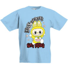  Labubu - Kicsi vagyok szét téplek gyerek póló