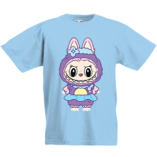  Labubu - Lila nyuszis jelmez gyerek póló