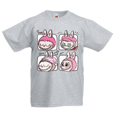  Labubu - Rózsaszín pizsiparti gyerek póló gyerek póló