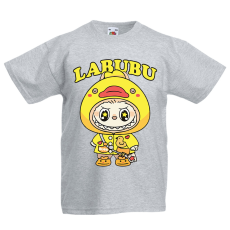  Labubu - Sárga esőkabátos gyerek póló