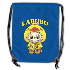  Labubu - Sárga esőkabátos tornazsák tornazsák