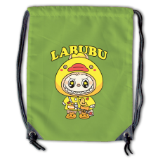  Labubu - Sárga esőkabátos tornazsák tornazsák