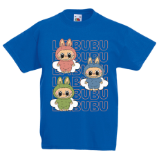  Labubu - Színes karakter kavalkád gyerek póló