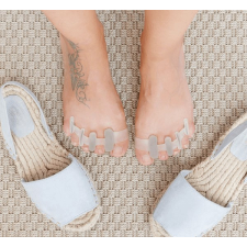  Lábujj távtartó (2 db) - Kényelmes és hatékony lábujj elválasztó a láb egészségéért gyógyászati segédeszköz