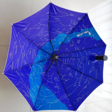 Lacerta Esernyő/Napernyő, csillagtérképpel, UV-reflektáló külső felülettel