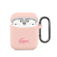 Lacoste Apple Airpods 1/2 Lacoste LCA2SI Liquid Silicon Tartó - Rózsaszín audió kellék