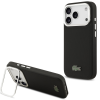 Lacoste Iconic Petit Pique Camera Stand Apple iPhone 17 Pro MagSafe tok kitámasztóval, fekete