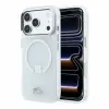 Lacoste IML Frosted Petit Pique Metal Logo MagSafe tok, Apple iPhone 18 Pro Max - Transparent