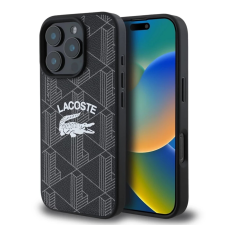Lacoste Lacoste Blend Monogram MagSafe tok iPhone 16 Pro készülékhez fekete tok és táska