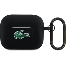 Lacoste Liquid Silicone Croc Logo AirPods Pro 2 Black tok fülhallgató, fejhallgató tok