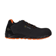 Lacuna Leon munkavédelmi félcipő fekete-narancs színben O2 ESD SRC munkavédelmi cipő