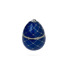 Ladenac Bois de Russie kék illatgyertya díszkövekkel (220 g) díszdobozban, gyertya