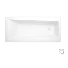  Laguna Idea Plus 170x75x46 cm téglalap alakú kád 100% akril, 220 l kád, zuhanykabin