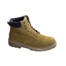 Lahti Pro Bézs Barna Szarvasbőr Csizma, S1P Sra, 43 (L3010943)