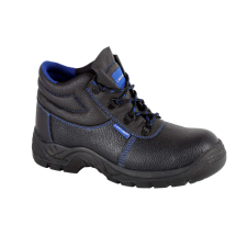 Lahti Pro Fekete-kék bőr bakancs, sb fo src, &quot;44&quot; munkavédelmi cipő