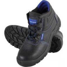 Lahti Pro Fekete-Kék Bőr Csizma, Sb Fo Src, 41 (L3011641)