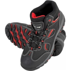 Lahti Pro Fekete-Piros Nubuk Csizma, S3 Sra, 46 (L3011746)