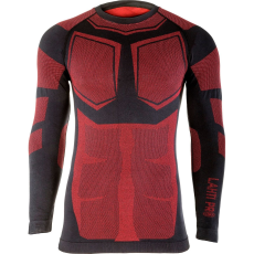 Lahti Pro Fekete/piros termo póló, 