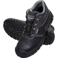 Lahti Pro Fekete,- Szürke Bőr Csizma, S3 Src, 46 (L3012246)