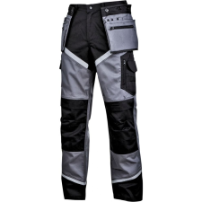 Lahti Pro Fekete-szürke nadrág fényvisszaverő csíkokkal, "3xl", ce, lahti (L4051606) munkaruha