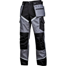 Lahti Pro Fekete-szürke nadrág fényvisszaverő csíkokkal, 