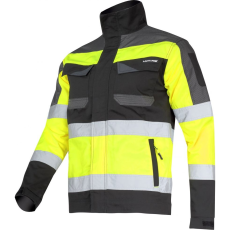 Lahti Pro Figyelmeztető kabát fekete-sárga, 