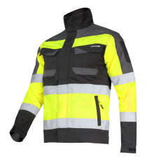 Lahti Pro Figyelmeztető kabát fekete-sárga, "2xl", ce, lahti