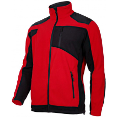 Lahti Pro Fleece Pulóver Piros/Fekete Megerősítésekkel, XXL, Lahti (L4011505)
