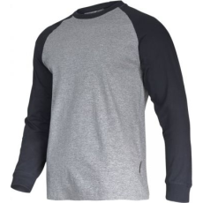 Lahti Pro Hosszú ujjú póló. 190g/m2, szürke/fekete, 