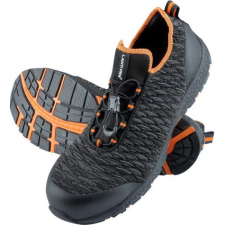 Lahti Pro Kötött Fekete-Szürke-Gombos Cipő, S1 Src, 47 (V31AC-L3042547) munkavédelmi cipő