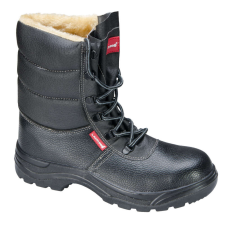  Lahti Pro L3030239 szőrmés acélbetétes munkavédelmi csizma, ( 39 ), Fekete munkavédelmi cipő