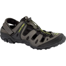 Lahti Pro Pu/ kötött khaki-fekete-zöld szandál, '42', lahti (L3060742)