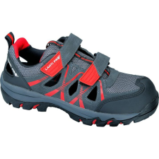 Lahti Pro Szandál velúr/fekete. szürke/piros, s1 sra, "40", ce, lahti (L3060340) munkavédelmi cipő