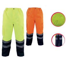 Lahti Pro Szigetelt figyelmeztető nadrág, sárga, 