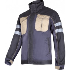 Lahti Pro Szürke/Fekete/Bézs Pulóver Fényvisszaverő Csíkokkal, M, Lahti (L4040802)