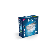 Laica Prime Line Elegance Ivory fehér vízszűrő kancsó elektronikus kijelzővel bababiztonság