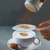 Lakatos István E.V. Latte art barista sablon, kávé díszítő sablon