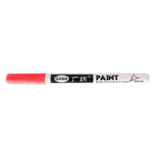 Lakkmarker 0,8mm, kerek piros filctoll, marker
