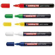 Lakkmarker 2-3mm kerek EDDING 790 fekete filctoll, marker