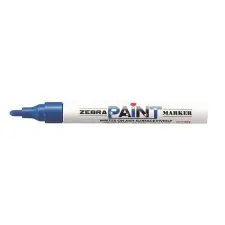  Lakkmarker, 3 mm, ZEBRA "Paint marker", kék filctoll, marker