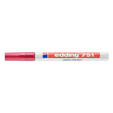 Lakkmarker EDDING 751 1-2mm piros filctoll, marker