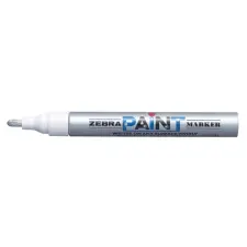  Lakkmarker olajbázisú Zebra ezüst filctoll, marker